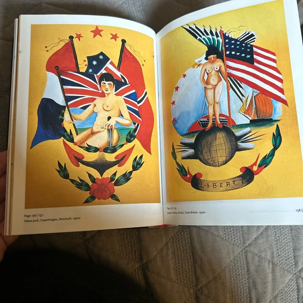 Taschen Black Hardcover 1000 Tattoos Traditional Tats Design Art Book